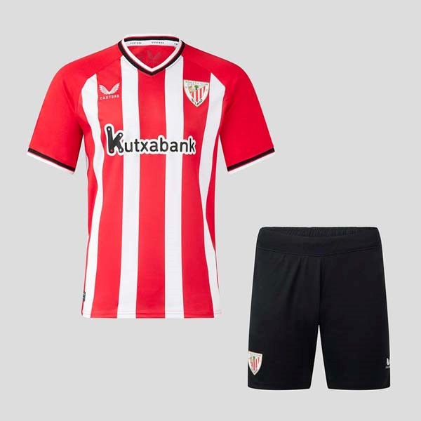 Camiseta Athletic Bilbao Replica Primera Ropa Niño 2023/24